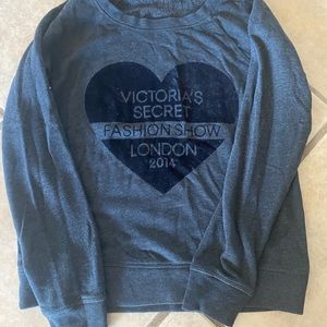 Gray Victoria secret sweatshirt